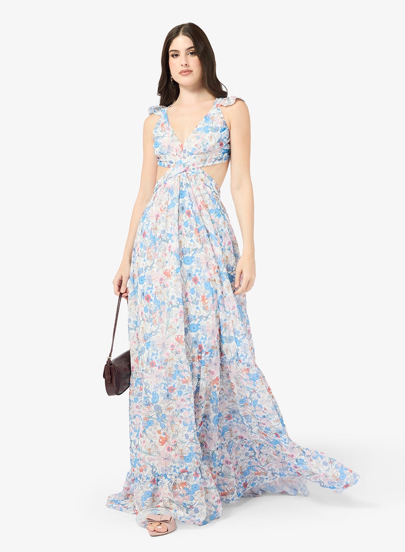 ELLA Floral Print Dess - Image 1